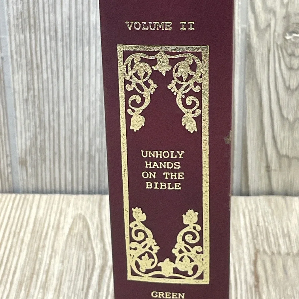 Unholy Hands on the Bible Vol II Jay P Green Sr 6 Major Versions Comparison 1992